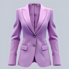 purple coat isolated on white, generative ai
