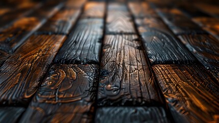 Rustic Wooden Texture: Aged Wood Planks with Detailed Grain Patterns for Vintage and Natural Backgrounds