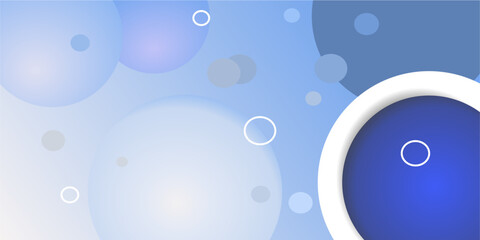 Abstract blue balls geometric gradient color background.For graphic design. 3d render illustration