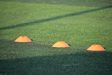 artificial green grass turf sport soccer field with training football skill artificial green grass...
