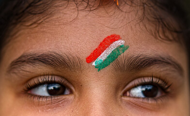 pictures taken on the occasion of celebration of Independence Day in India.