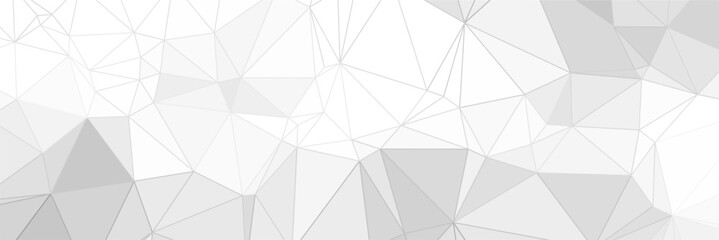 abstract white polygonal background with triangles