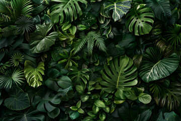 Green Leaves Garden Texture - Nature's Seamless Pattern