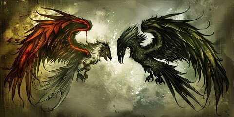 red versus blue dragons