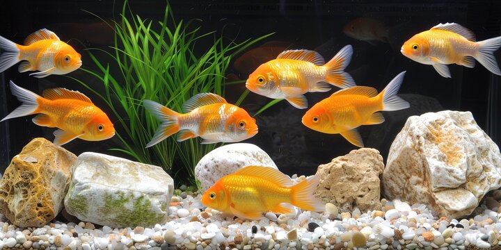 photo of aquarium filled with tropical fish
