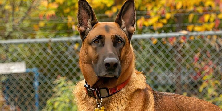 photo of dog in the dog pound 