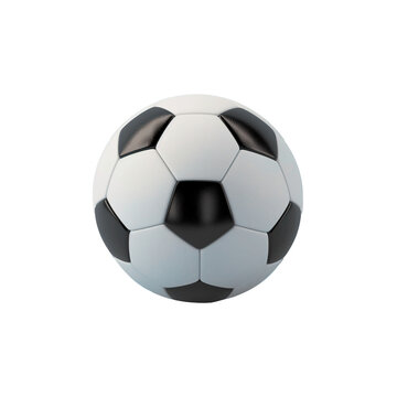 soccer ball isolated on white