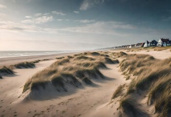 Fototapeta na wymiar dunes in the morning