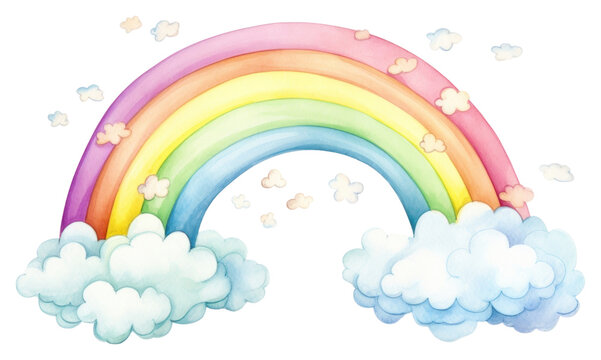 PNG Rainbow backgrounds nature white background