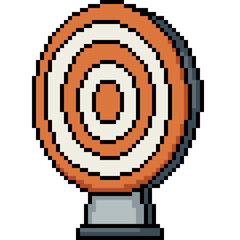 pixel art of round target stand - 784925946