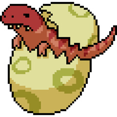 pixel art of monster egg hatch - 784925964