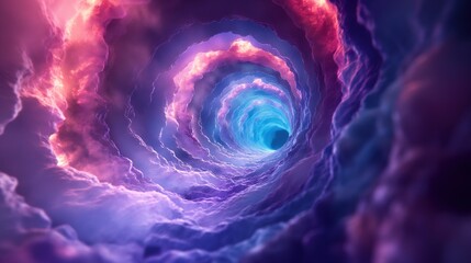 Abstract background with space hole
