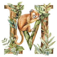 Obraz premium PNG The letter M nature outdoors drawing
