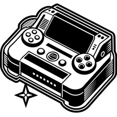 player and headphones