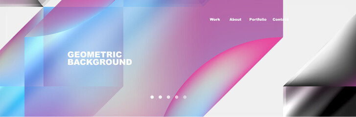 A mesmerizing geometric background in shades of purple, pink, magenta, and electric blue. The intricate pattern resembles macro photography of eyelashes, creating a vibrant and dynamic design