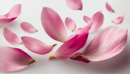 close up of pink magnolia flower