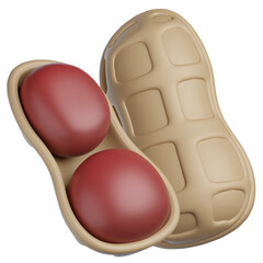 Peanut Vegetable 3D Icon