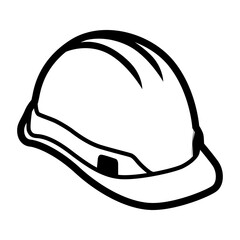 Helmet worker construction icon vector