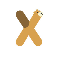 Animal Letter X Alphabet