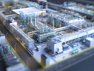 Futuristic Industrial Facility