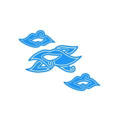 mega mendung batik ornament