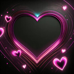 background with heart