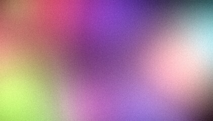 Purple pink green red blue magenta , template empty space , rough grainy noise grungy texture color gradient rough abstract background shine bright light and glow