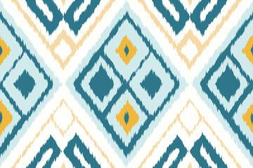 Traditional tribal or Modern native thai ikat pattern. Geometric ethnic background for pattern seamless design or wallpaper.