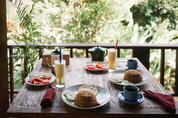 breakfast in Bali