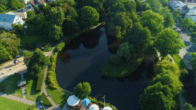 Park Starowiejski Rumia Dom Kultury Plac Zabaw Aerial View Poland
