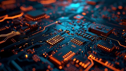 Obraz premium Data information electronic background illustration technology digital,&nbsp;internet computer,&nbsp;software hardware data information electronic background