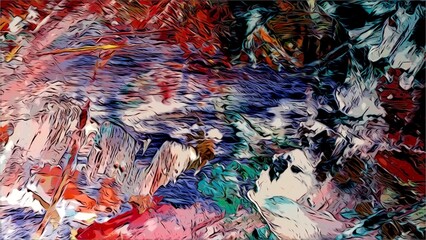 abstract background wallpaper. Modern motif visual art. Mixtures of oil paint. Trendy hand painting canvas. Wall decor and Wall art prints Idea. 3D Texture. Art object	
