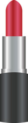Red lipstick on white background. Red lipstick vector design.