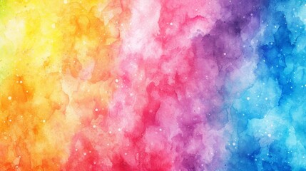Bright colorful watercolor paint background texture - obrazy, fototapety, plakaty