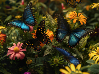 Butterfly Garden in Summer Oasis