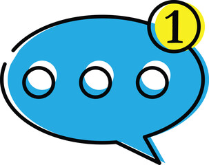 Chat icon vector isolated on background. Trendy message symbol. Pixel perfect. illustration EPS 10. - Vector. png