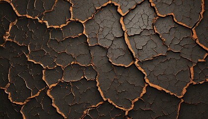 Wallpaper texted Silverstone coloured dried soil surface with cracks abstract background photo - obrazy, fototapety, plakaty
