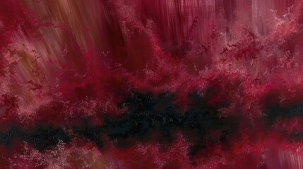 Red and black oil painting collide. Best for Abstract background.