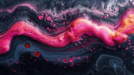 Black and pink oil painting mixed. Best for Abstract background. - obrazy, fototapety, plakaty