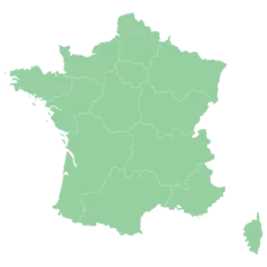  フランス　地図　緑　地方　アイコン © J BOY