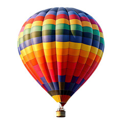 Obraz premium Hot air balloon isolated on transparent background