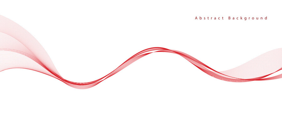 abstract red wave background