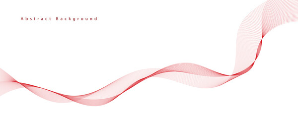 abstract red wave background