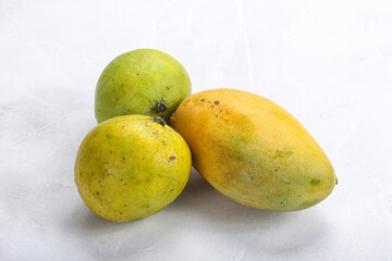 Fresh sweet and juicy mango heap