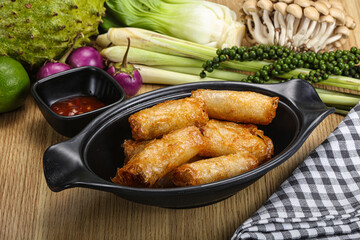 Vietnamese cuisine fried spring roll