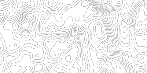 White contours topology topography vector - obrazy, fototapety, plakaty