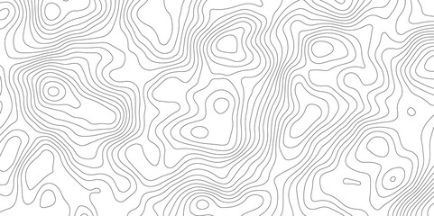 White contours topology topography vector - obrazy, fototapety, plakaty