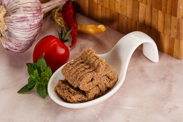 Liver Pate spread in the bowl