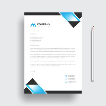 Modern Creative & Clean business style letterhead bundle of your corporate project design.set to print with vector & illustration. corporate letterhead 