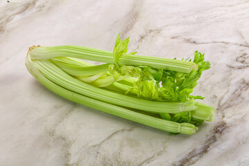 Vegan cuisine - raw celery stem
